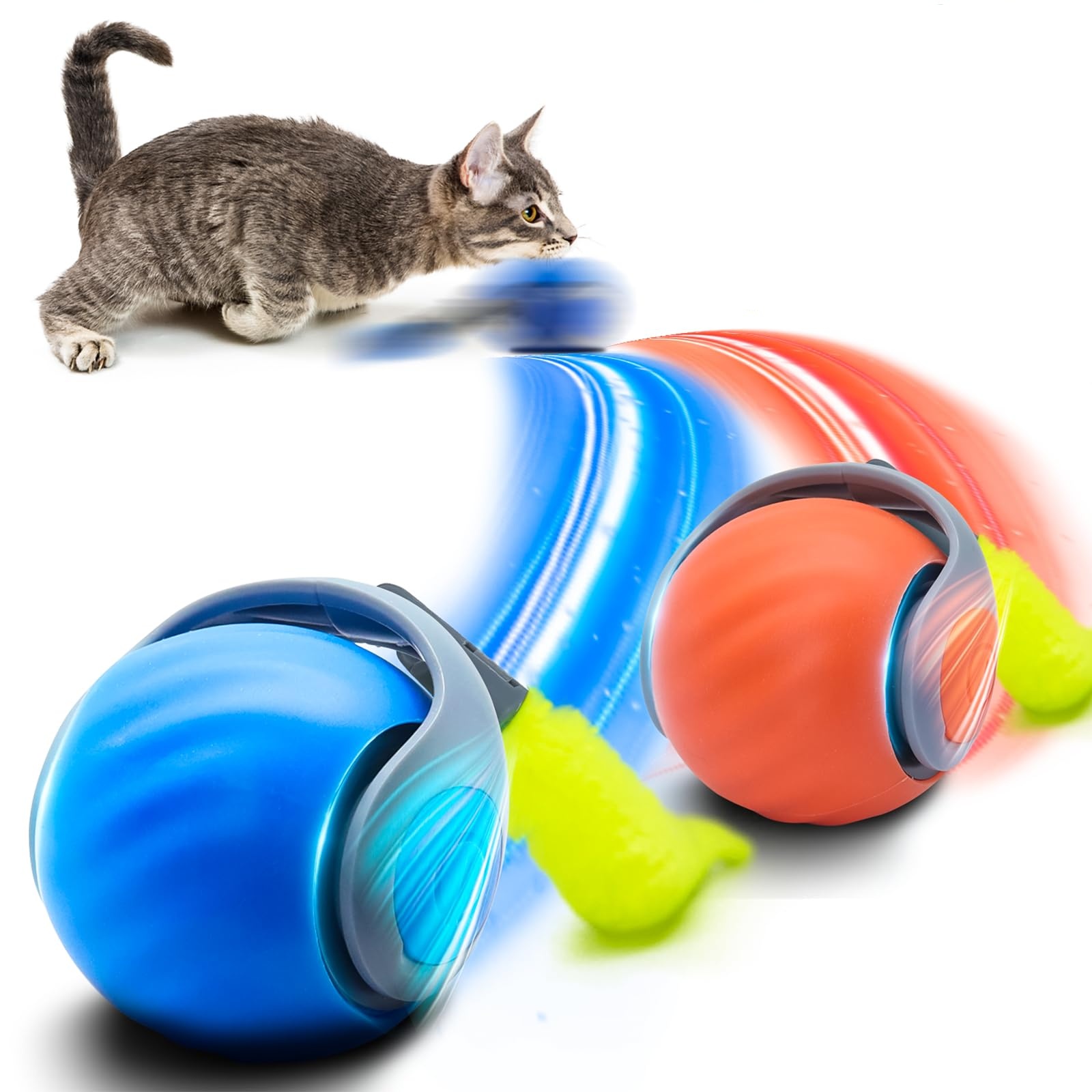Jouets interactifs pour chat,  - Automatic Moving Dog Ball avis et prix